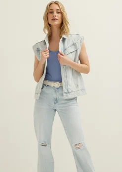 Basic singlet breed met kant