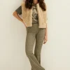 Flare broek met print