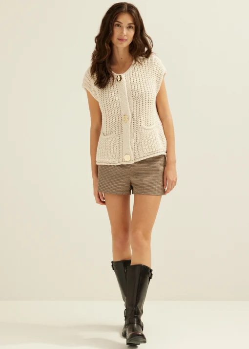 Gebreid gilet