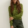 Mesh top bloemen